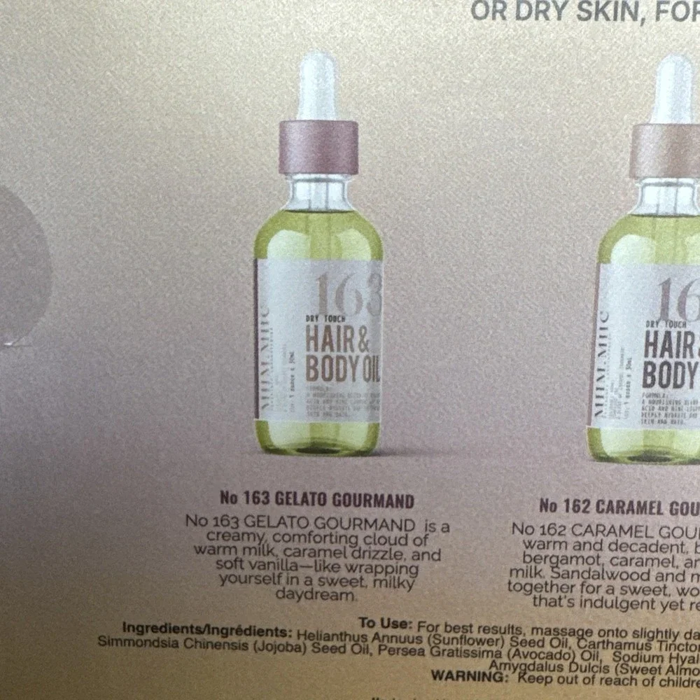 MIIM.MIIC The Viral Gourmands 4 Pc Body Oil Collection‎ 4 x 10 ml NIB